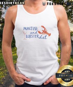 Fisherman tank top featuring a trendy martini and lobster design, perfect for the Top Martini and Lobster Diet aesthetic.