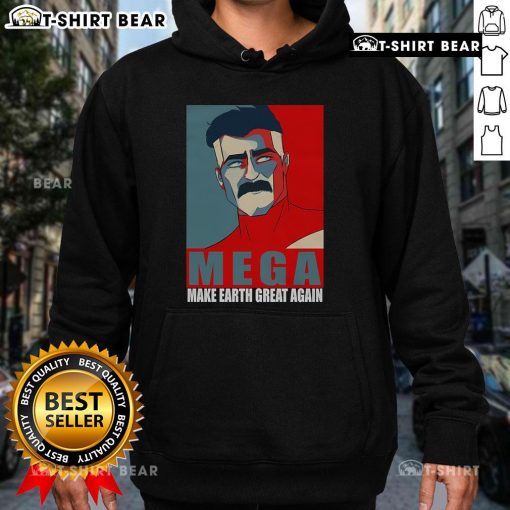 Top Mega Make Earth Great Again Invincible Hoodie in vibrant colors, perfect for eco-conscious fashion lovers.