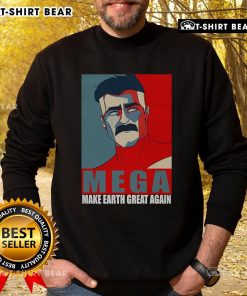 Top Mega Make Earth Great Again Invincible Sweatshirt featuring bold design and eco-friendly materials for a stylish statement.