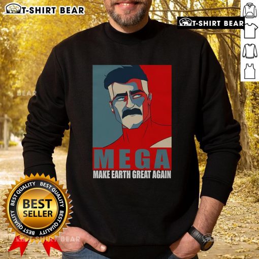 Top Mega Make Earth Great Again Invincible Sweatshirt featuring bold design and eco-friendly materials for a stylish statement.