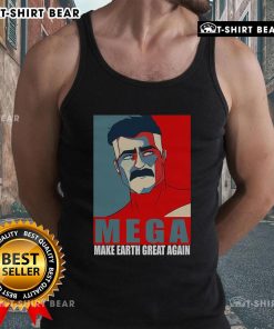 Top-Mega-Make-Earth-Great-Again-Invincible-Tank-Top featuring bold graphics and a trendy fit for eco-conscious fashion.