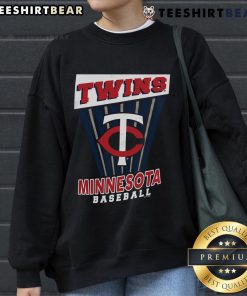 Cozy Top Minnesota Twins baseball starter sweatshirt in team colors, perfect for fans and game day wear.