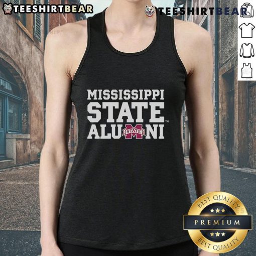 Top Mississippi State Bulldogs alumni tank top featuring bold team logo and comfortable fit for game day or casual wear.