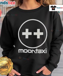 Cozy Top Moon Taxi Plus sweatshirt featuring a stylish design, perfect for fans of the band and casual wear.