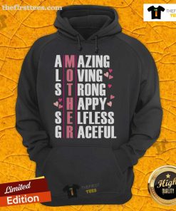 Happy mother wearing a 'Top Mother' hoodie, showcasing love, strength, and grace, perfect for celebrating motherhood.