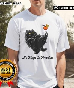 Top No Kings In America We The People Political Cat T-Shirt featuring a bold design with a patriotic cat graphic.