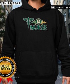 Top Nurse Heartbeat Oakland Athletics Baseball Hoodie showcasing team spirit and comfort for fans and healthcare workers.