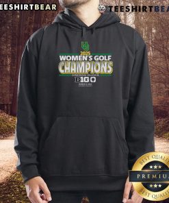 Alt Text: Oregon Ducks 2025 Big Ten Women's Golf Champions hoodie in green, showcasing team pride and sporty design.