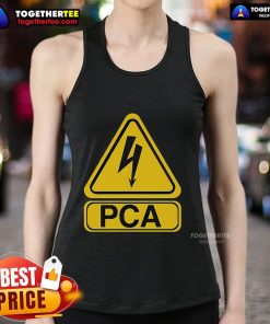 Top Pete Crow-Armstrong PCA electric sign tank top featuring vibrant design and stylish fit for baseball fans.