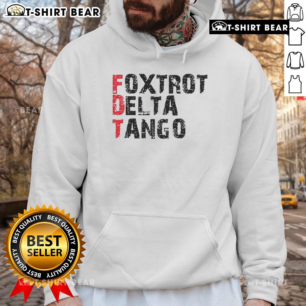 Top Peter Shankman Wearing Foxtrot Delta Tango Fdt Hoodie Alt Text: Peter Shankman in a Foxtrot Delta Tango FDT hoodie, showcasing a stylish and comfortable look.