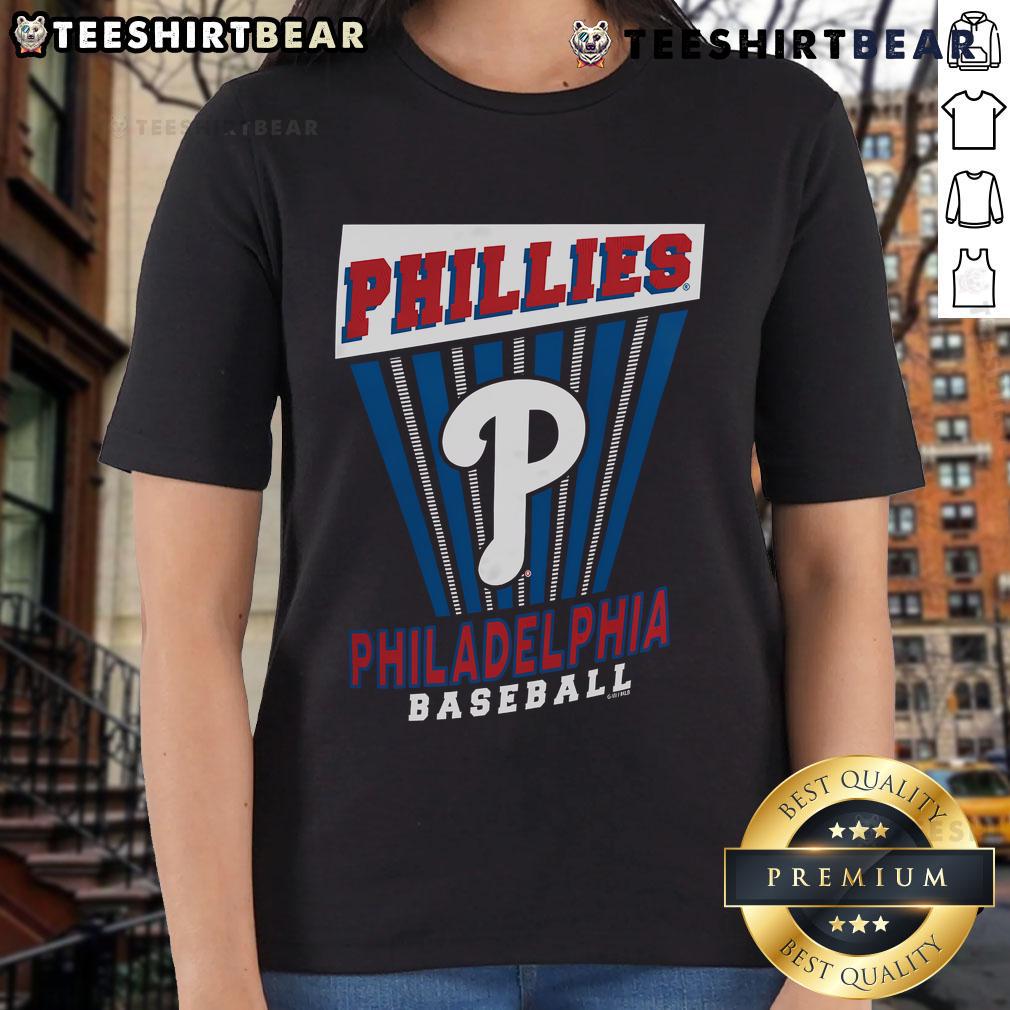 Top Philadelphia Phillies Baseball Starter Ladies Tee Alt Text: Stylish Top Philadelphia Phillies Baseball Starter Ladies Tee featuring team logo, perfect for female fans and casual wear.