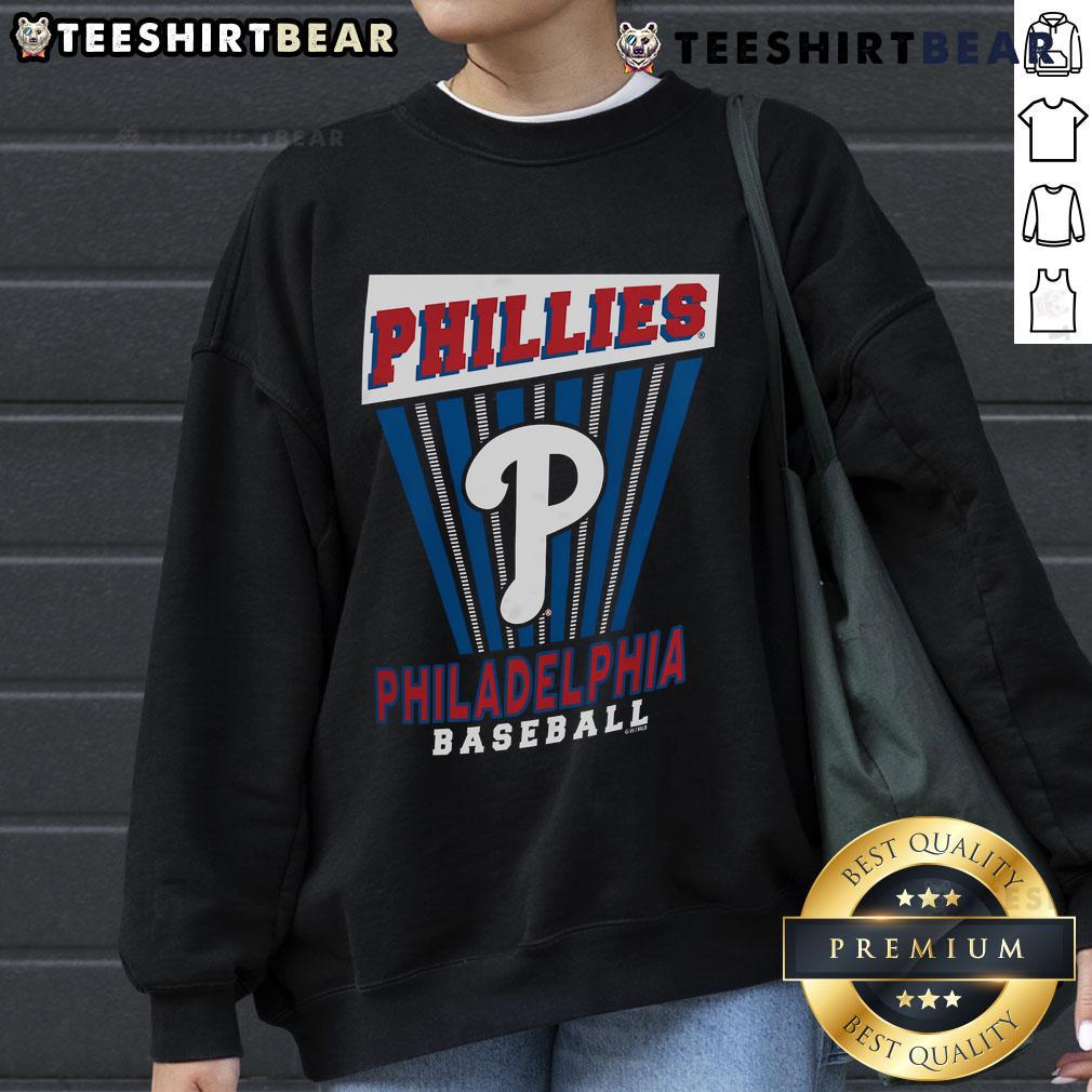 Top Philadelphia Phillies Baseball Starter Sweatshirt Alt Text: Top Philadelphia Phillies baseball starter sweatshirt featuring team logo and vibrant colors, perfect for fans.