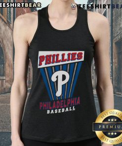 Stylish Top Philadelphia Phillies baseball starter tank top in red, perfect for summer games and fan events.
