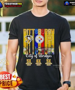 Top Pittsburgh City of Bridges T-Shirt featuring iconic bridge graphics, perfect for proud Pittsburgh fans and tourists.