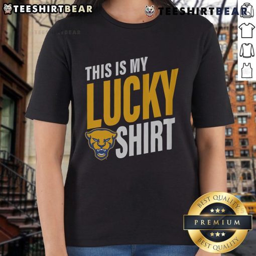 Top Pittsburgh Panthers This Is My Lucky Ladies Tee featuring vibrant team colors and stylish design for fans.