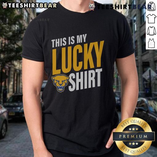 Top Pittsburgh Panthers This Is My Lucky T-Shirt featuring team colors and logo, perfect for game day attire.