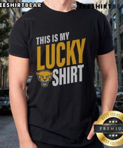 Top Pittsburgh Panthers This Is My Lucky T-Shirt featuring team colors and logo, perfect for game day attire.