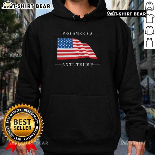 Top Pro-America Anti-Trump Hoodie design featuring bold graphics and a statement against Trump's policies.