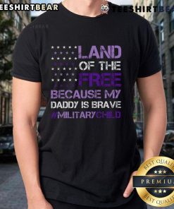 Top Purple Up for Military USA Flag T-Shirt celebrating Military Child Month with a vibrant design for proud military families.