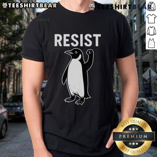Top Resist Penguin T-Shirt featuring a playful penguin graphic on a soft, stylish fabric, perfect for casual wear.