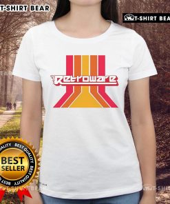 Top Retroware Old School Ladies Tee featuring a vintage graphic design in a stylish, comfortable fit for retro fashion lovers.