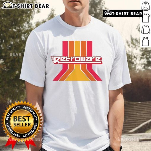Alt Text: Top Retroware Old School T-Shirt featuring a vintage design with retro graphics and classic fit for nostalgic fans.