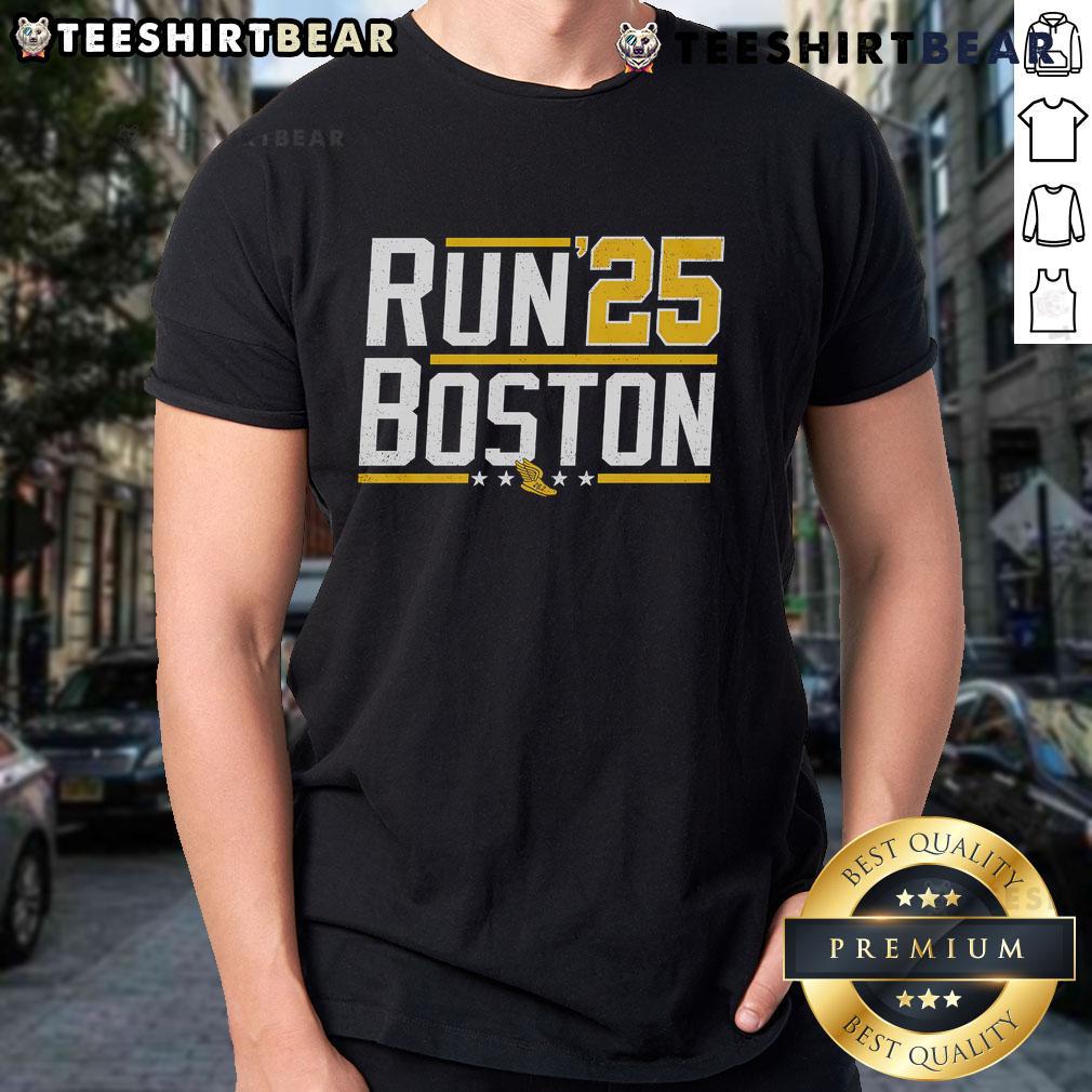 Top Run Boston 2025 T Shirt Top Run Boston 2025 T-Shirt featuring a vibrant design for marathon enthusiasts and event participants.