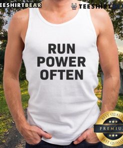 Stylish Top Run Power Often tank top featuring vibrant colors and a comfortable fit for active lifestyles.