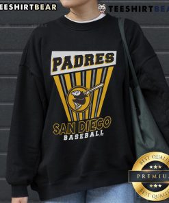 Cozy Top San Diego Padres baseball starter sweatshirt in navy, perfect for game days and showing team spirit.