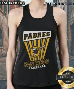 Top San Diego Padres baseball starter tank top featuring team logo and vibrant colors, perfect for game day wear.