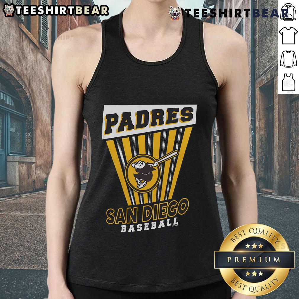 Top San Diego Padres Baseball Starter Tank Top Top San Diego Padres baseball starter tank top featuring team logo and vibrant colors, perfect for game day wear.