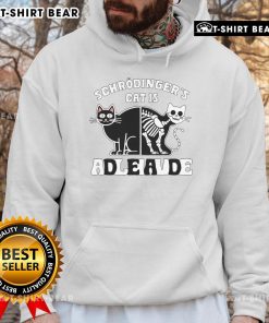 Top Schrodinger's Cat Dead and Alive Quantum Physics Hoodie featuring a whimsical cat design and vibrant colors.