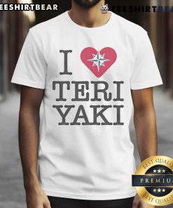 Top Seattle Mariners I Love Teriyaki Night T-Shirt featuring vibrant graphics and team colors, perfect for fans.