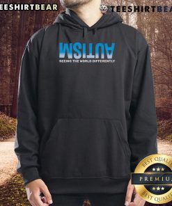 Top Seeing The World Differently Autism Awareness Hoodie featuring vibrant design promoting understanding and acceptance.