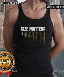 Top Size Matters Bullet Measure Up Tank Top in vibrant colors, perfect for casual wear and fitness activities.