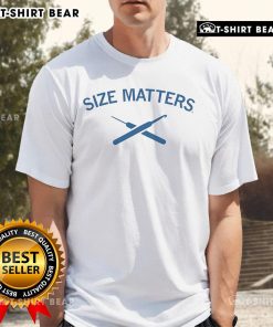 Top Size Matters In The Craft World T-Shirt featuring a playful design perfect for crafters and hobbyists.