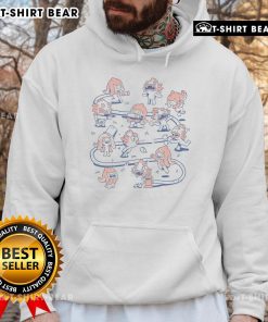 Alt Text: Top Soak And Destroy 8-Bit Hobo Hoodie featuring retro graphics and vibrant colors, perfect for streetwear enthusiasts.