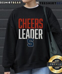 Alt Text: Cozy Top Syracuse Orange Cheers Leader Sweatshirt in vibrant orange, perfect for game day and showing team spirit.