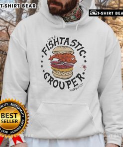Top Tampa Bay Buccaneers hoodie featuring 'I Had A Fishtastic Grouper Sandwich' design, perfect for NFL fans.