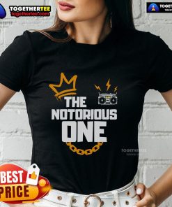 Top-The-Notorious-One-Ladies-Tee featuring a stylish design perfect for casual wear and fans of The Notorious One.