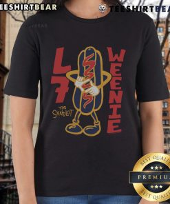 Top-The-Sandlot-L7-Weenie-Ladies-Tee featuring a fun graphic design perfect for fans of The Sandlot movie.