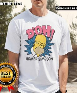 Alt Text: Top The Simpsons Homer Simpson D'Oh T-Shirt featuring a playful design with Homers iconic expression and colorful graphics.