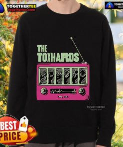 Top The Toxhards Your Neighborhood Spring Tour 2025 sweatshirt featuring vibrant design and cozy fit for fans.
