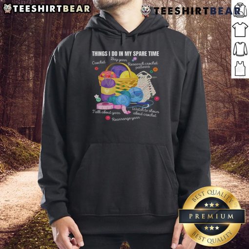 Cozy hoodie for crochet lovers featuring arts and crafts designs, perfect for showcasing your passion in leisure time.