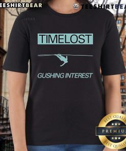 Top Timelost Gushing Interest Ladies Tee showcasing a stylish design perfect for casual wear and fashion enthusiasts.