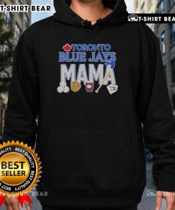 Cozy Top Toronto Blue Jays Mama Mother's Day hoodie in blue, perfect gift for baseball-loving moms.