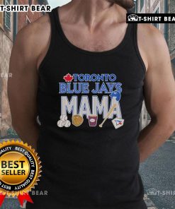 Stylish Top Toronto Blue Jays Mama Mothers Day tank top featuring team colors and logo, perfect for baseball-loving moms.