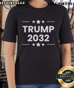 Top Trump 2032 Ladies Tee featuring a stylish design and comfortable fit, perfect for fans of the Trump campaign.