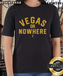 Top Vegas or Nowhere Vegas Varsity Ladies Tee in stylish design, perfect for fans of Las Vegas fashion.