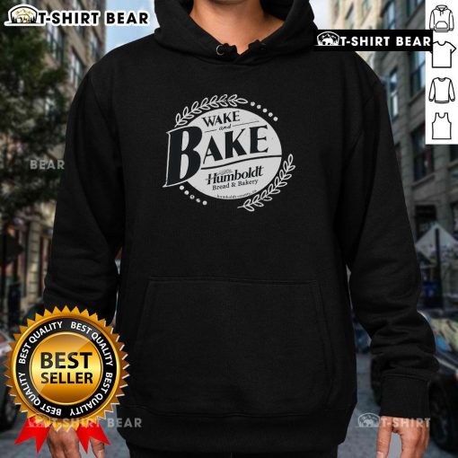 Alt Text: Cozy Humboldt hoodie featuring a vibrant Wake and Bake design, perfect for cannabis enthusiasts and casual wear.